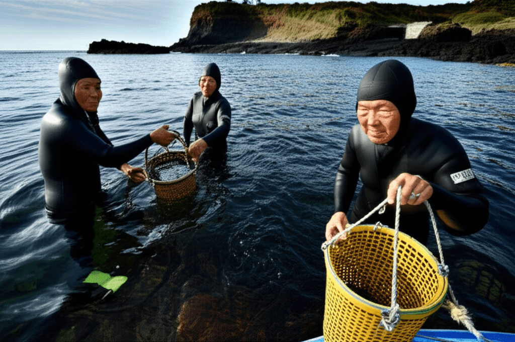 Cover Image for The Haenyeo and the Underwater Palace: Guardians of Jeju's Maritime Soul