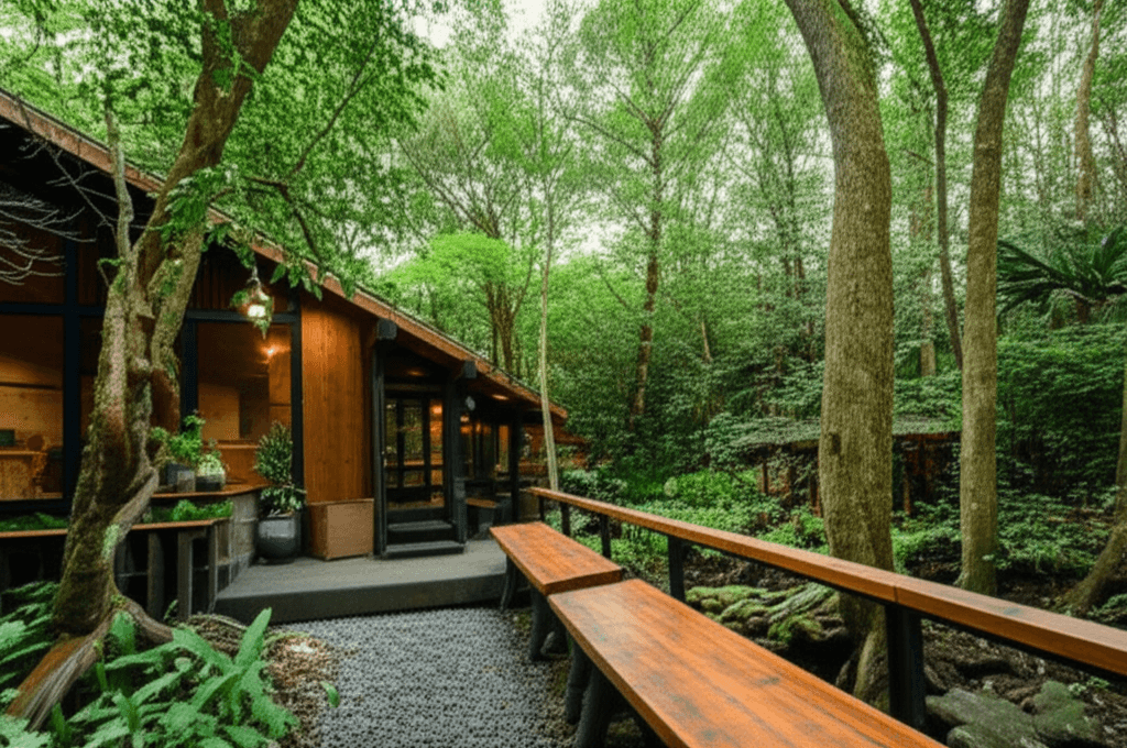 Forest Cafe in Gotjawal