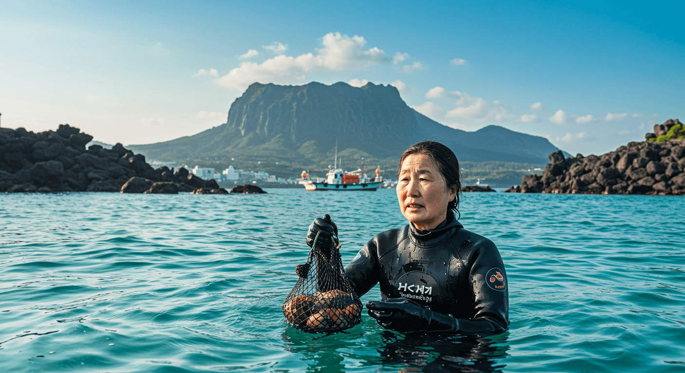 Jeju Haenyeo female divers